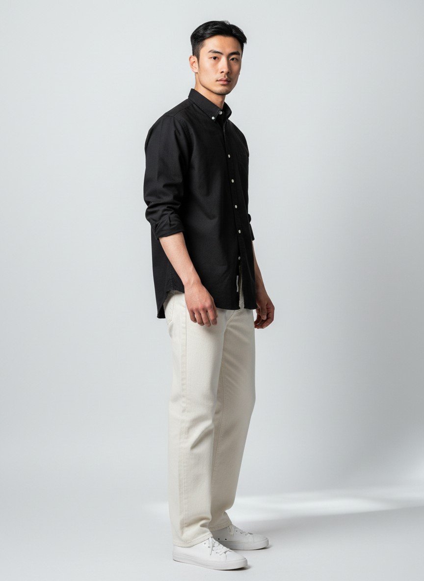 Florance Black Classic Fit Shirt