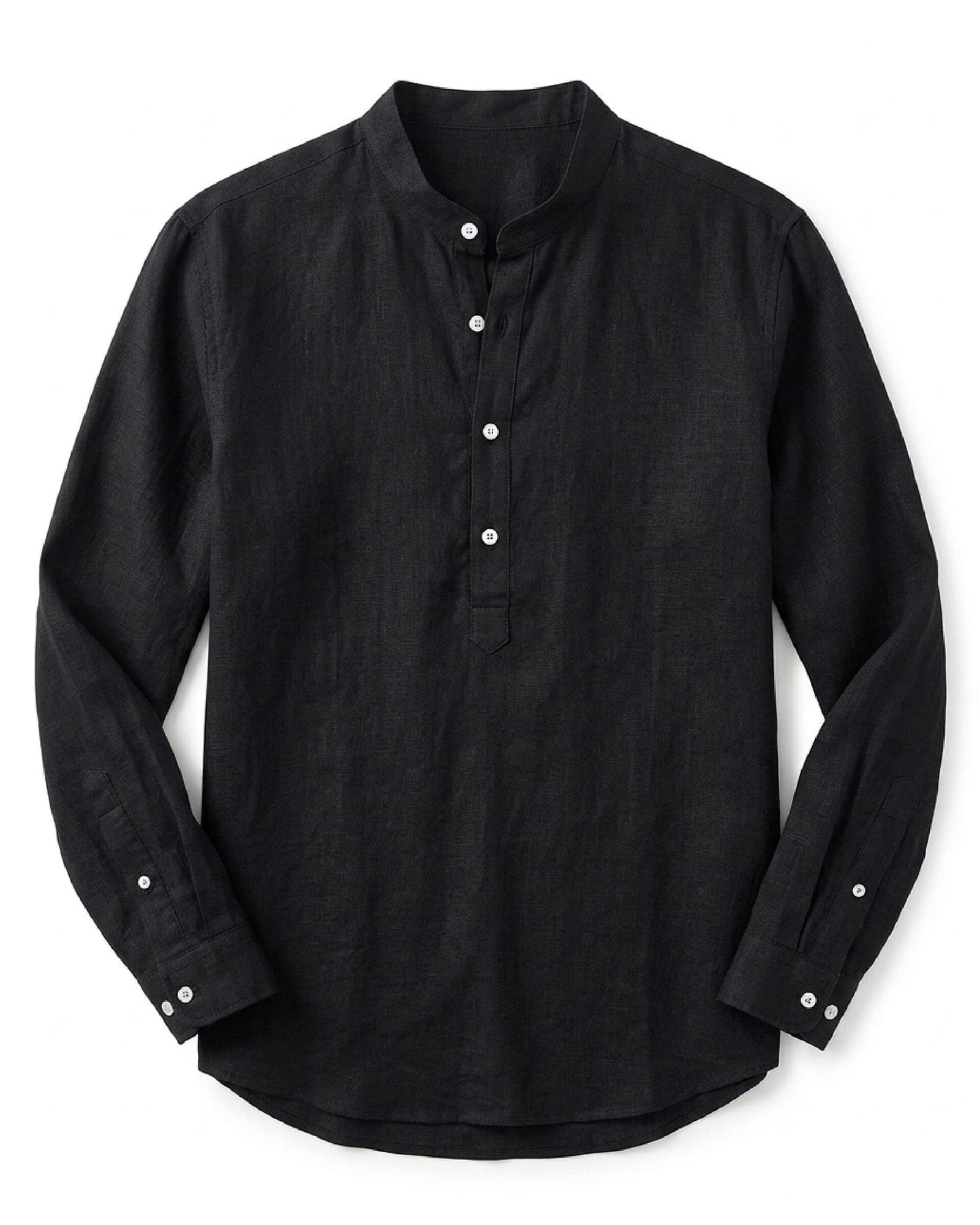 The Ostuni Pure Linen Popover Shirt